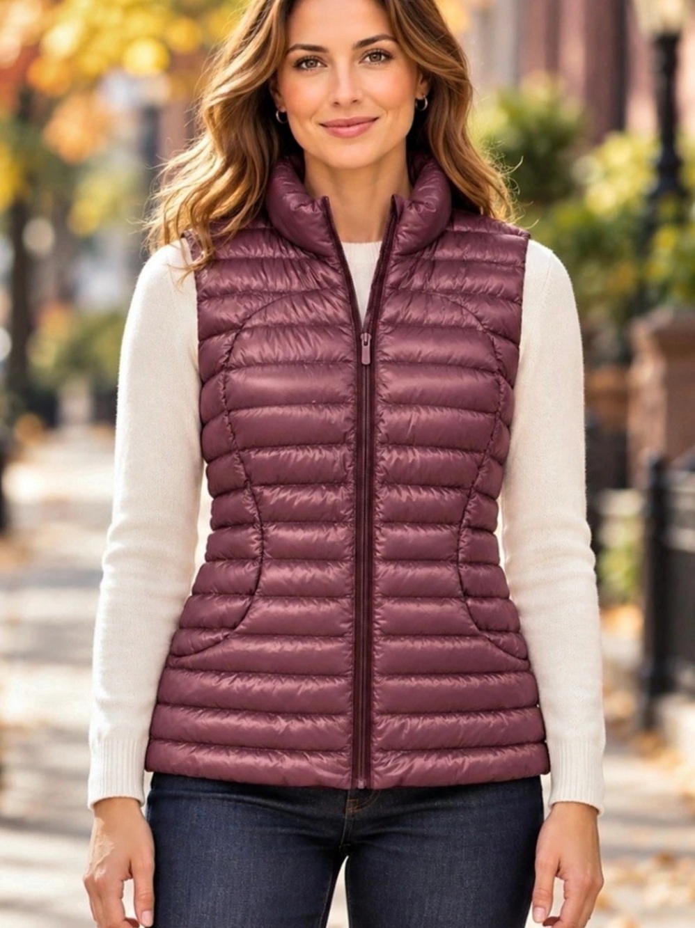 Lululemon Down For It All Vest | Plum | Women’s Size 8